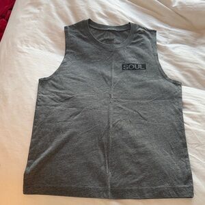 SoulCycle Gray Sleeveless Soul Tank Top - Size Small